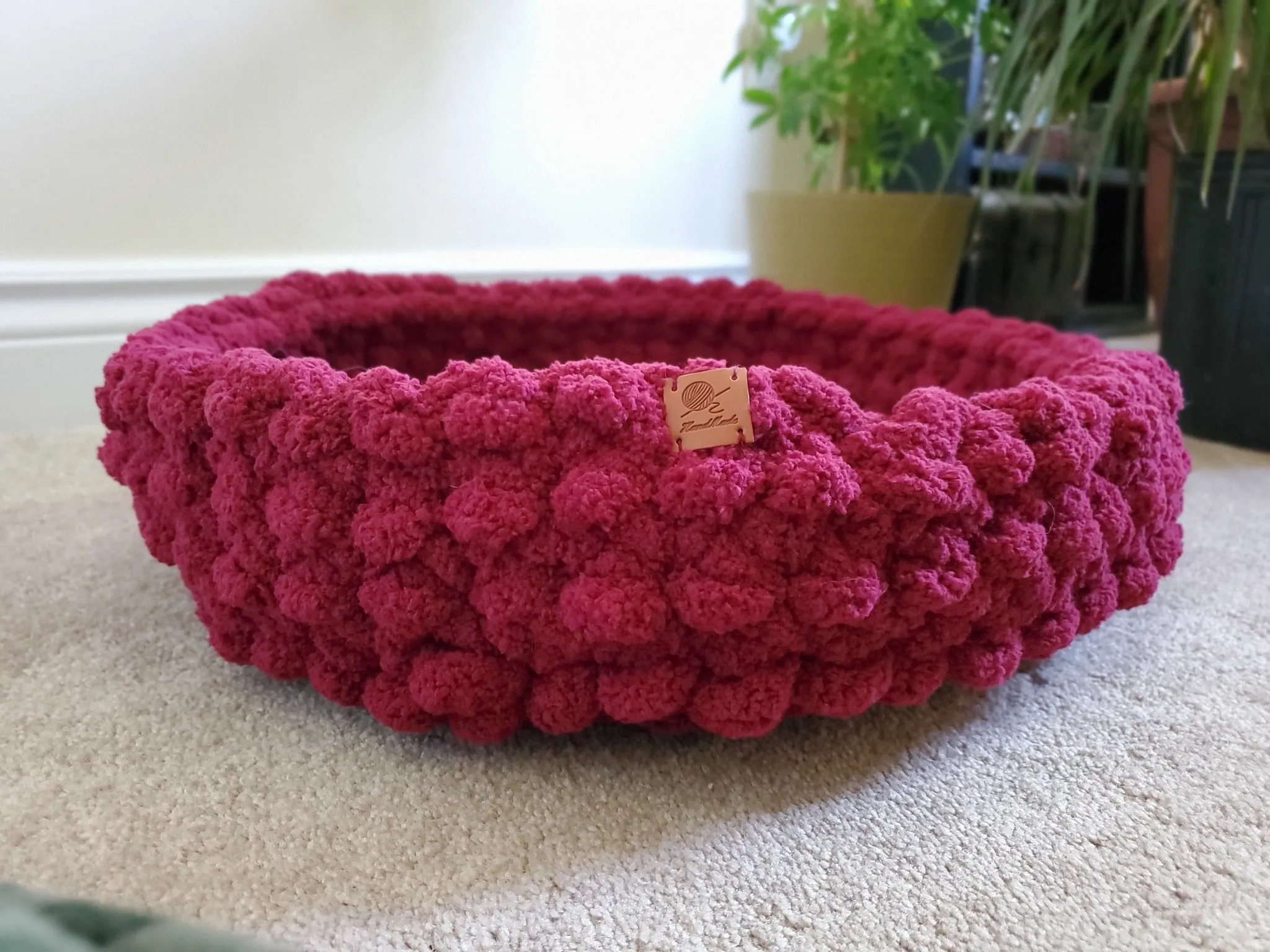 14" Chenille Pet Bed