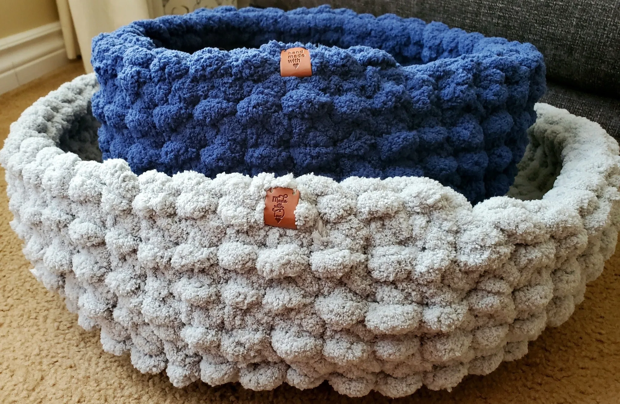 14" Chenille Pet Bed