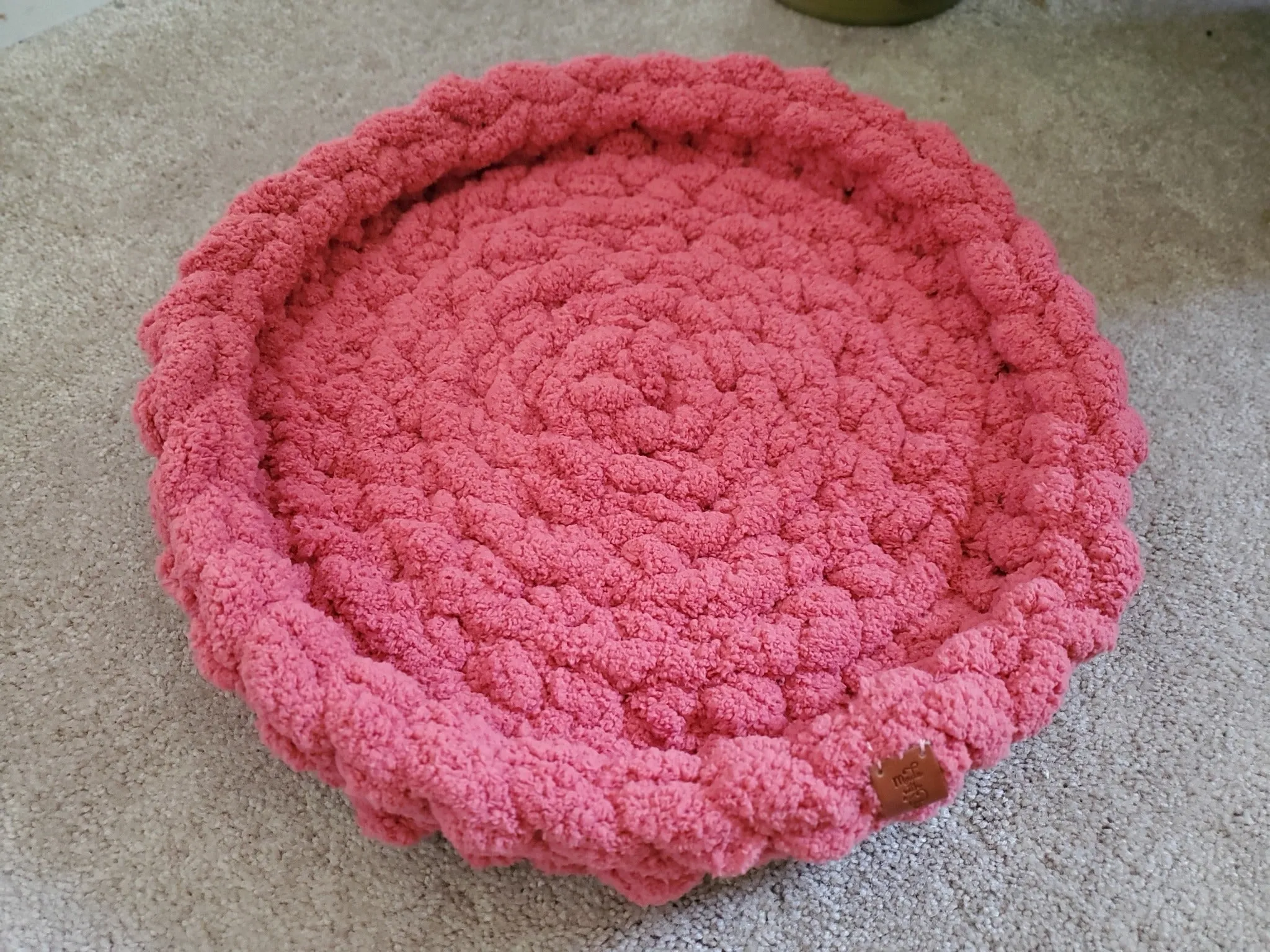 14" Chenille Pet Bed