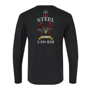 2-395th Steel "Vigilans Et Celer" Long Sleeve PT T-Shirt