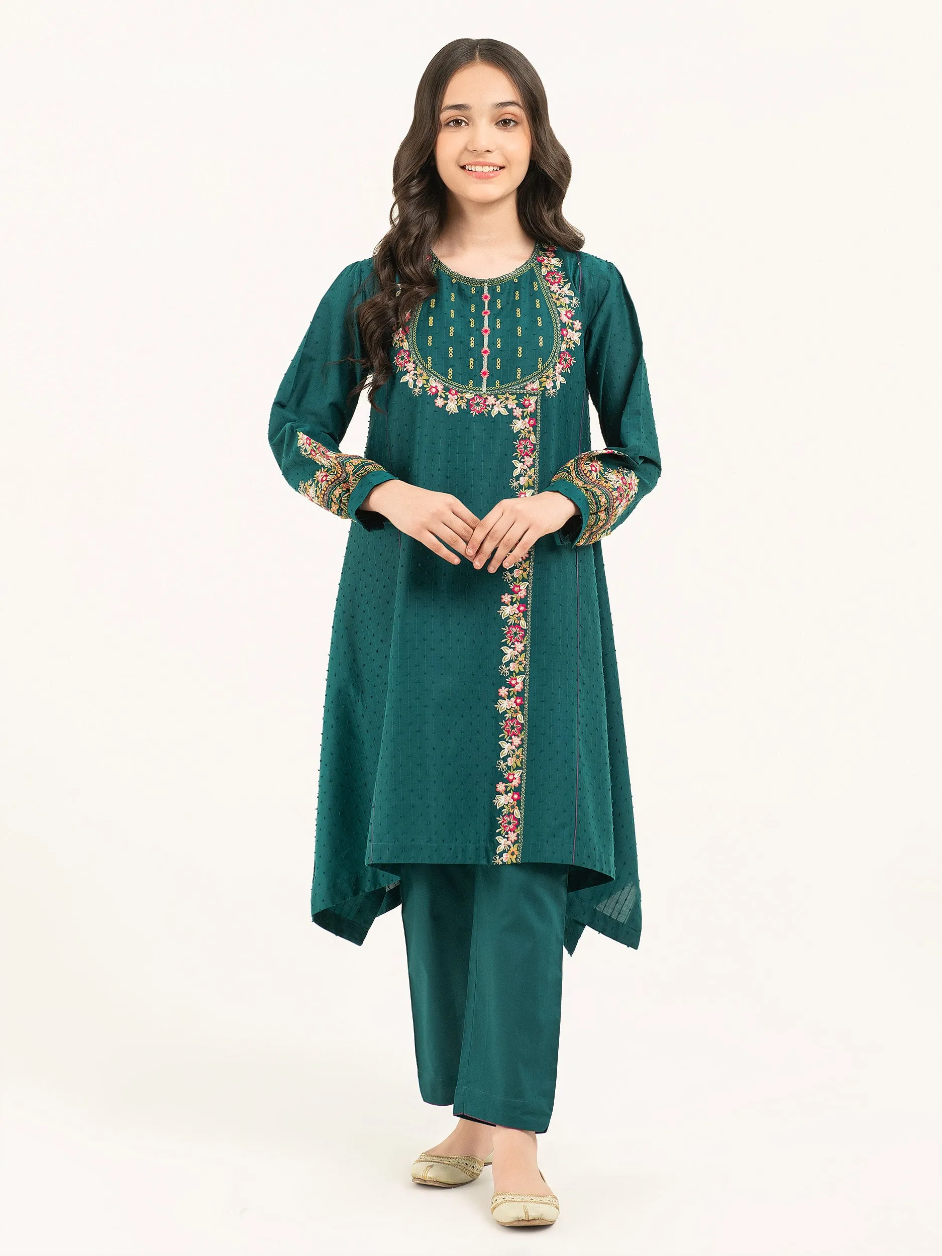 2 Piece Lawn Suit-Embroidered(Pret)