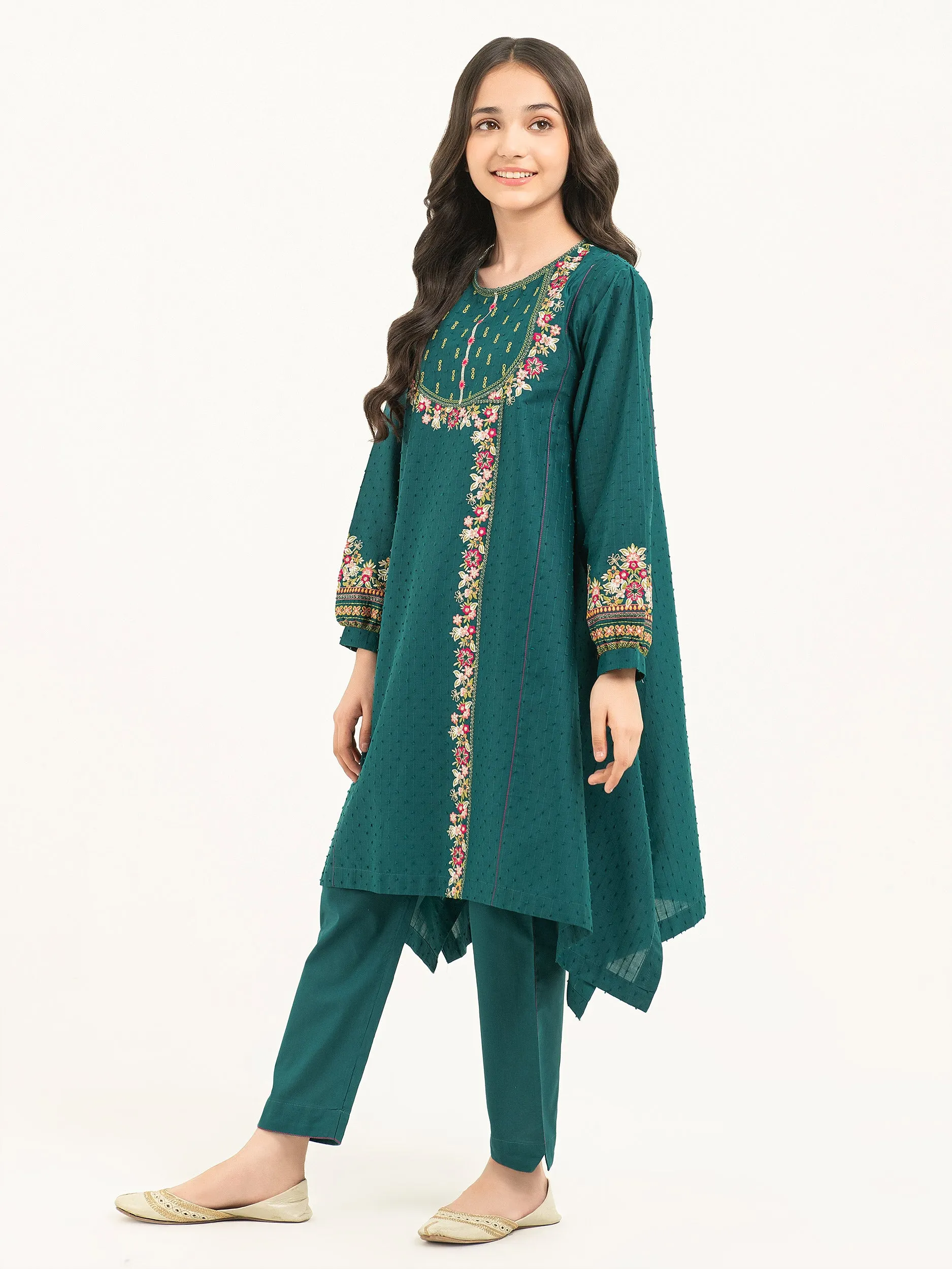 2 Piece Lawn Suit-Embroidered(Pret)