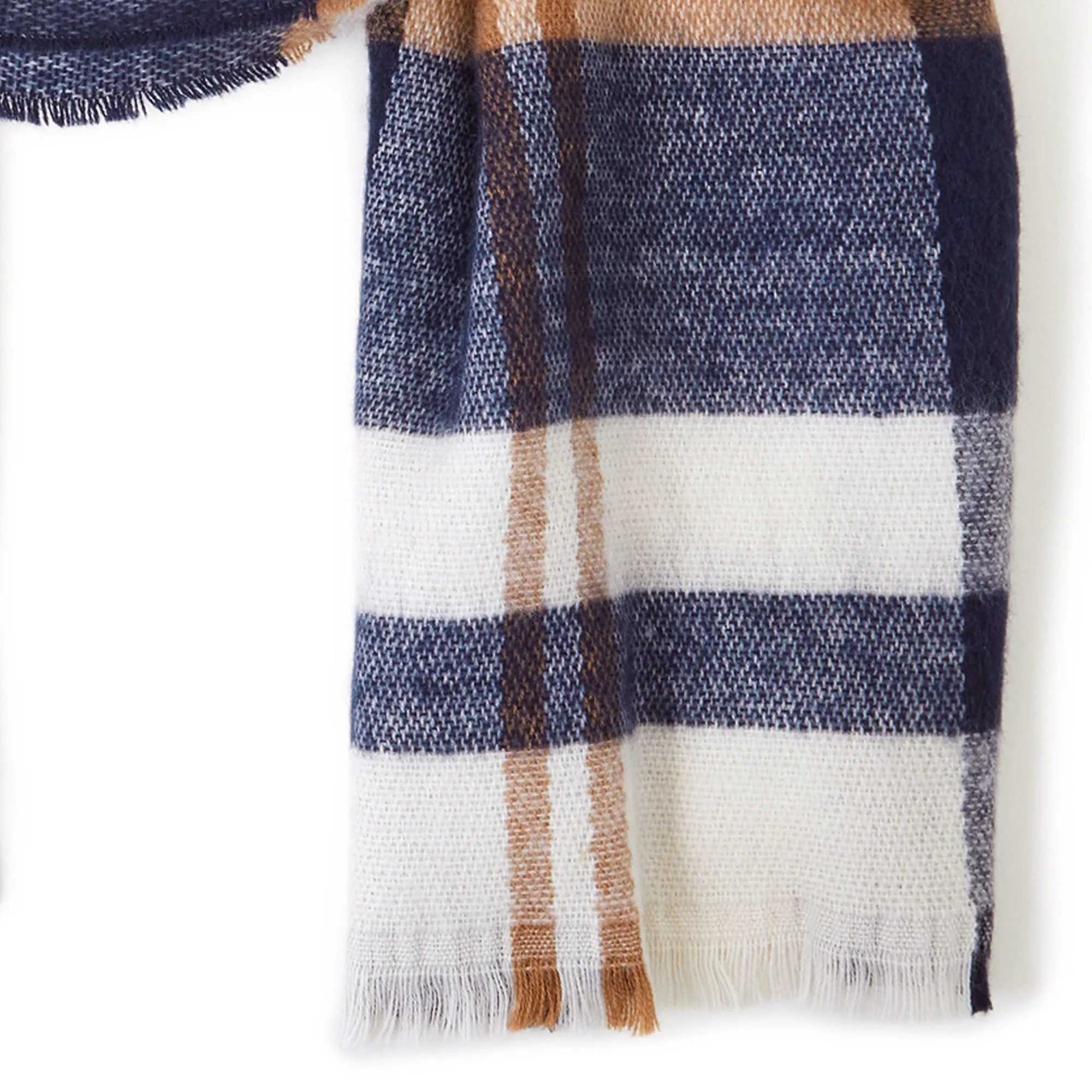 Accessorize London Multi Check Blanket Scarf