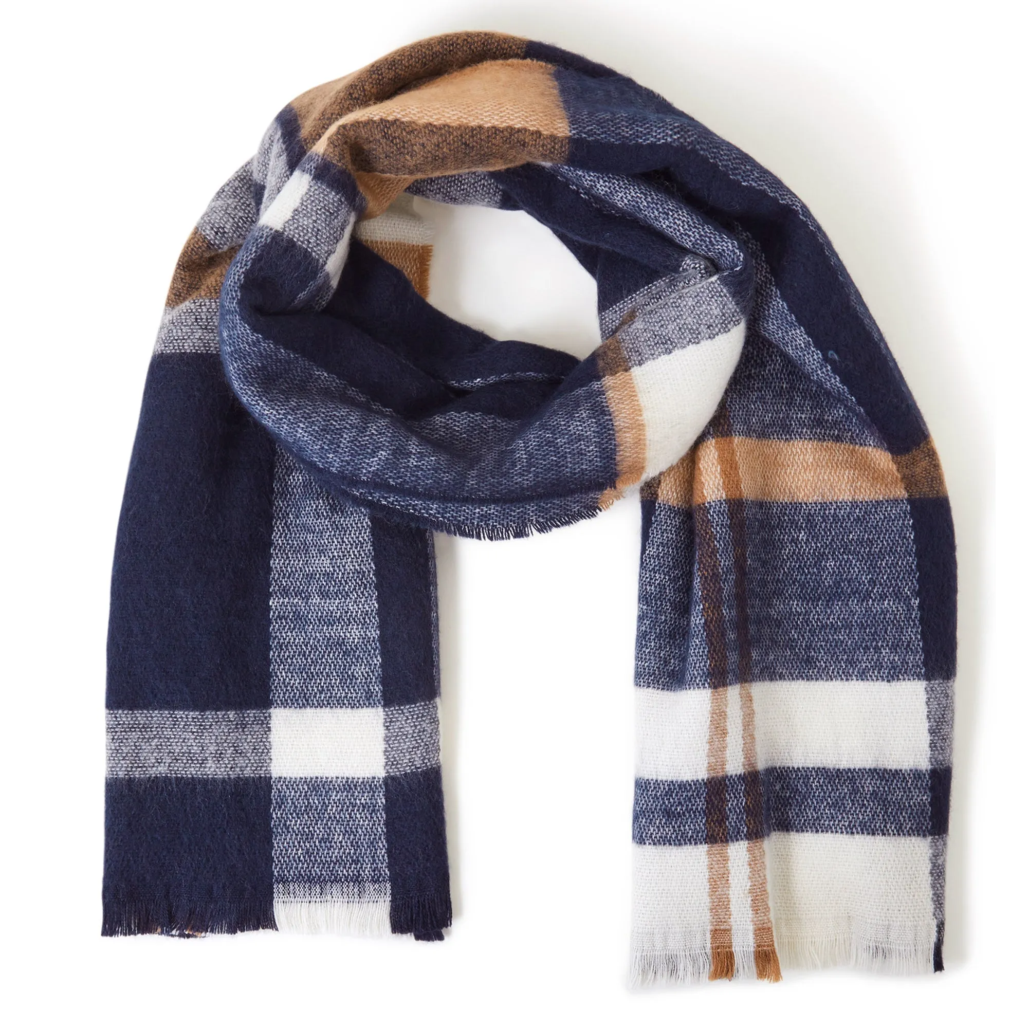 Accessorize London Multi Check Blanket Scarf