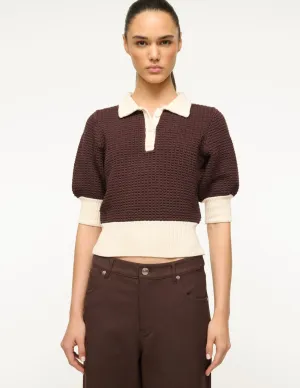 ALTEA SWEATER DARK CHOCOLATE IVORY