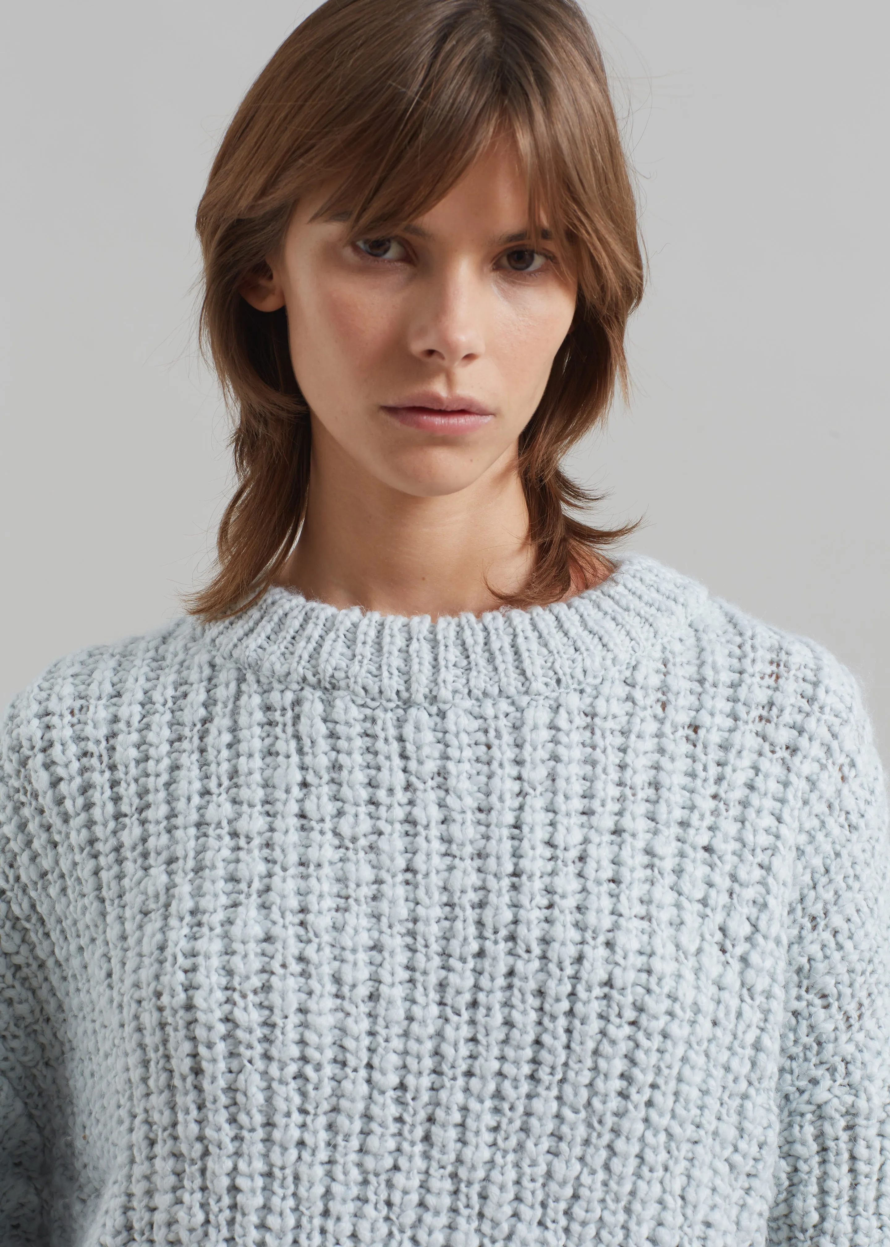 Amomento Round Neck Pullover - Mint