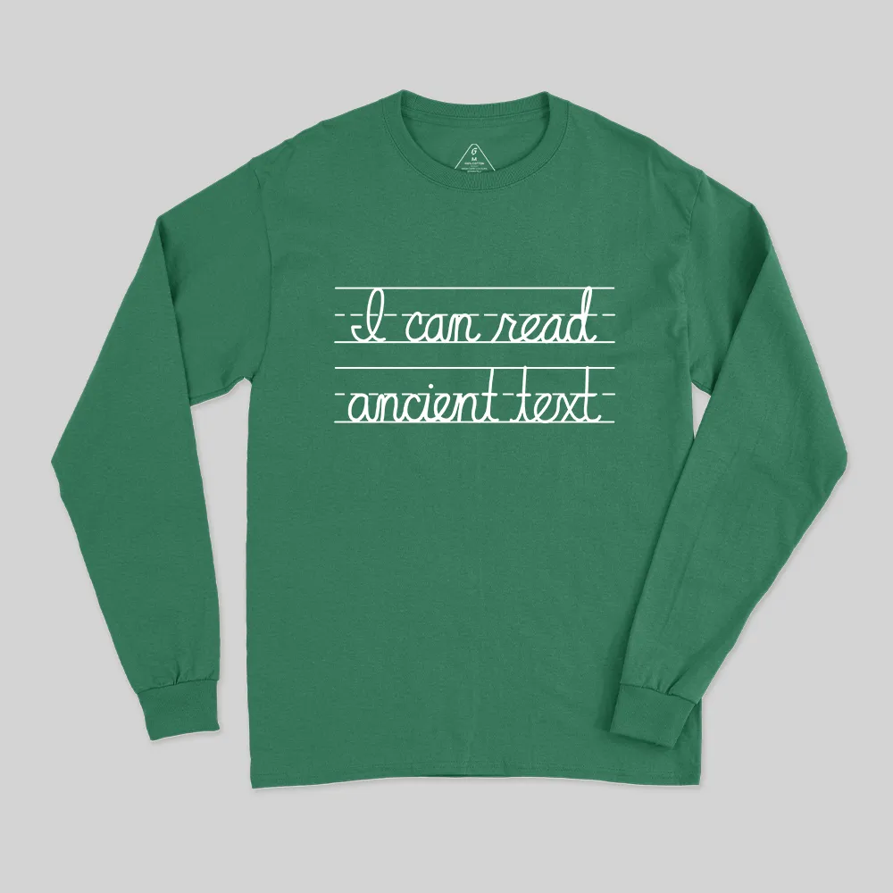 Ancient Text Long Sleeve T-Shirt