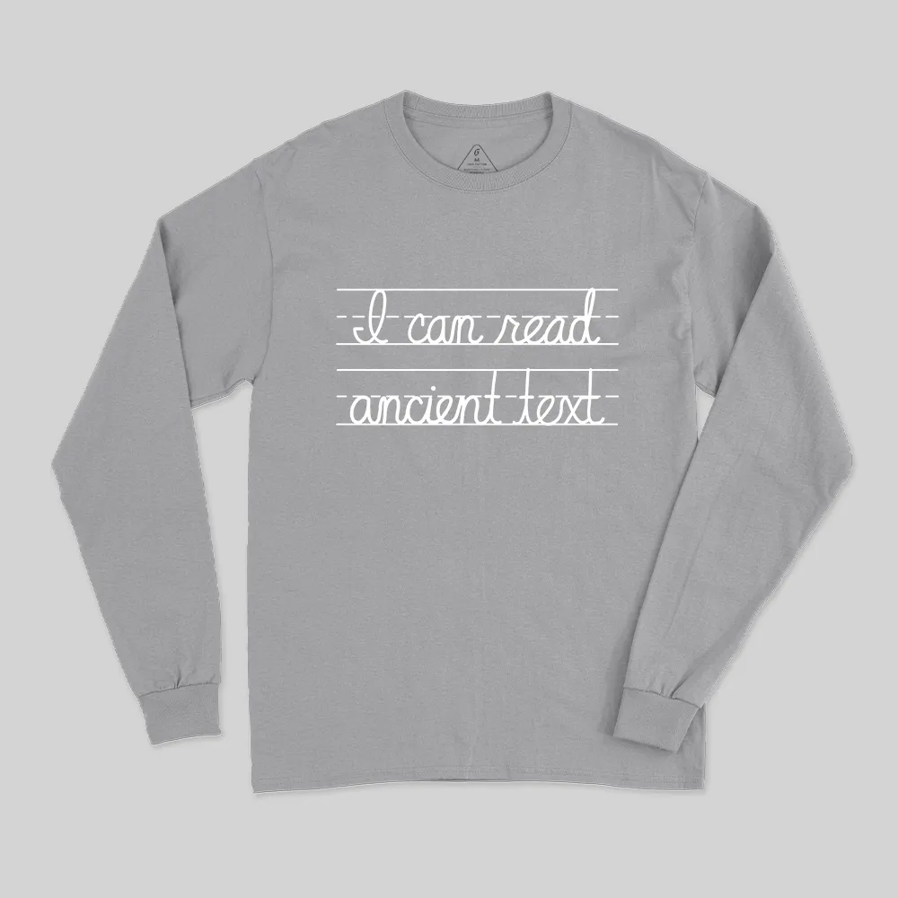 Ancient Text Long Sleeve T-Shirt