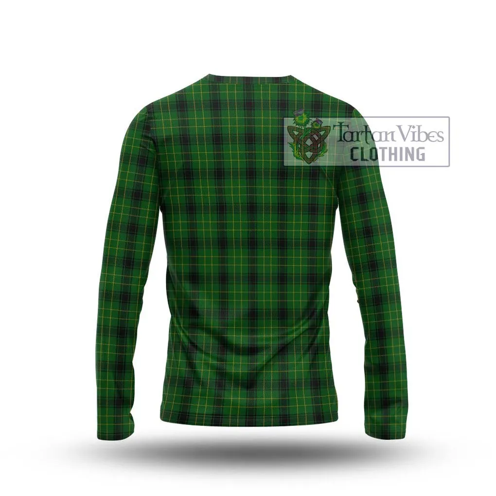 Arthur Highland Tartan Long Sleeve T-Shirt with Family Crest DNA In Me Style