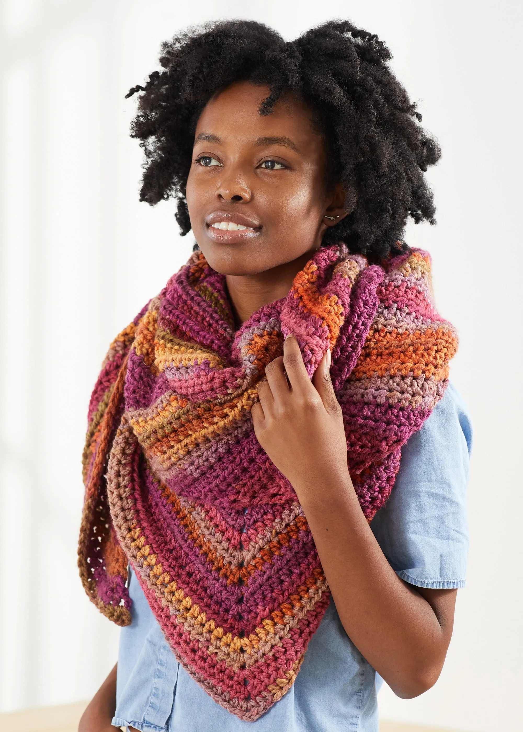 Autumn Sky Shawl