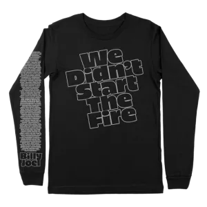 Billy Joel "We Didn't Start the Fire" Long Sleeve