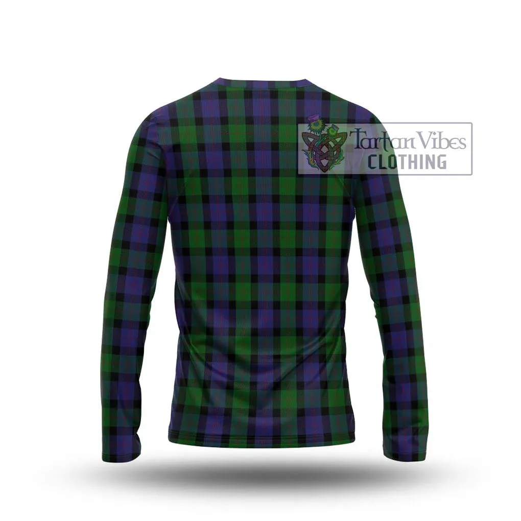 Blair Tartan Long Sleeve T-Shirt with Family Crest DNA In Me Style