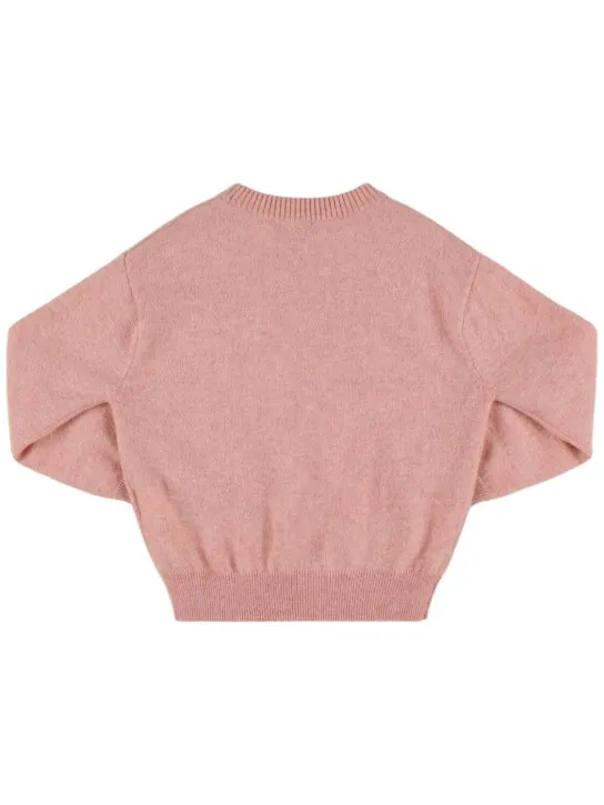 Bonpoint   Jacquard cashmere knit sweater 