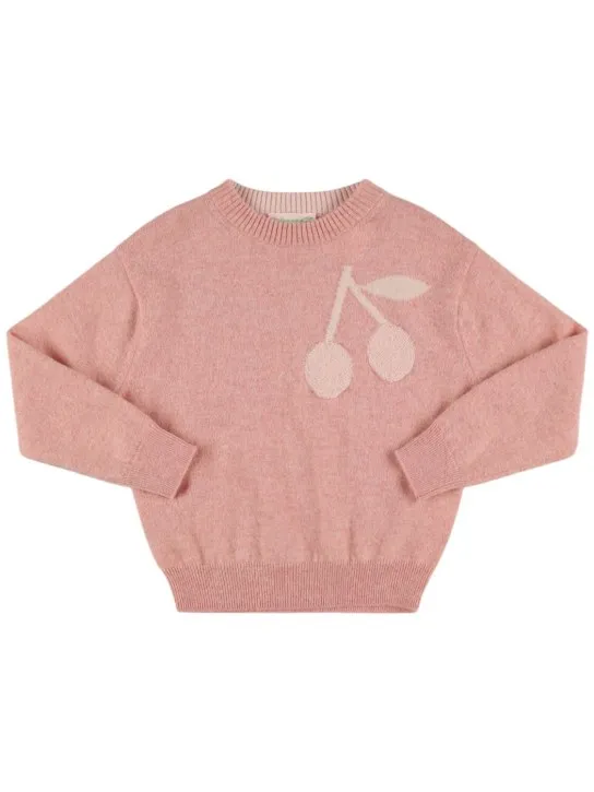 Bonpoint   Jacquard cashmere knit sweater 