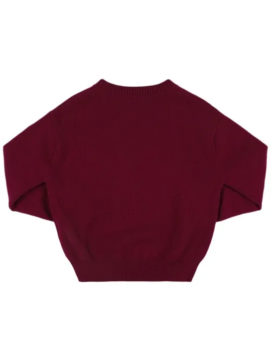 Bonpoint   Jacquard cashmere knit sweater 