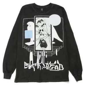 Brain Dead Shriek of the Falcon Long Sleeve T-shirt / Washed Black