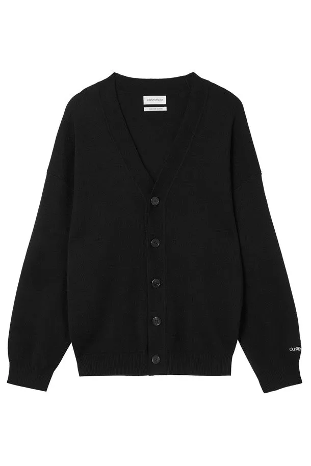 Button-up cardigan (Cashmere Blend)