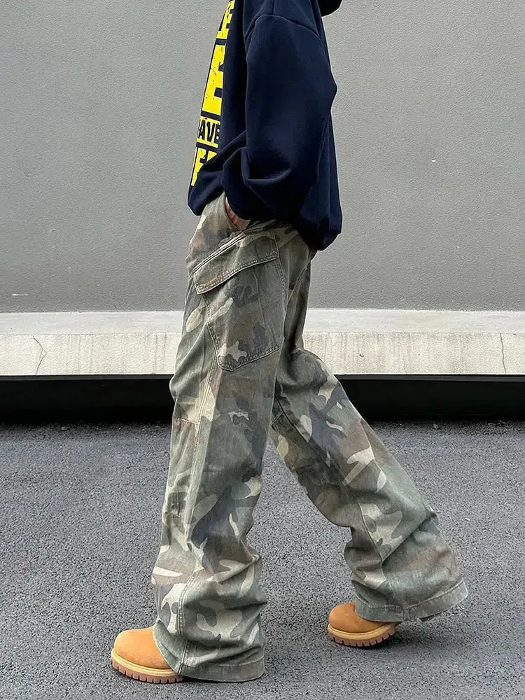 Camouflage Cargo Casual Pants