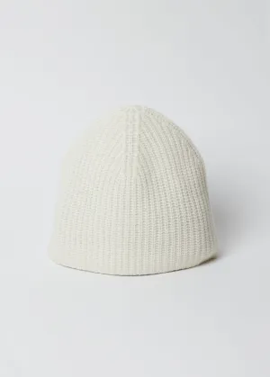 Cashmere Chunky Beanie- Ivory