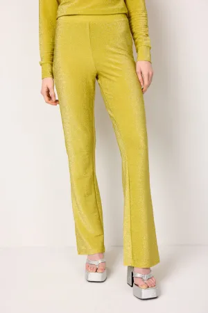 Cattia Trousers - Golden lime