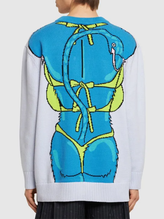 Charles Jeffrey LOVERBOY   Cotton knit sweater 