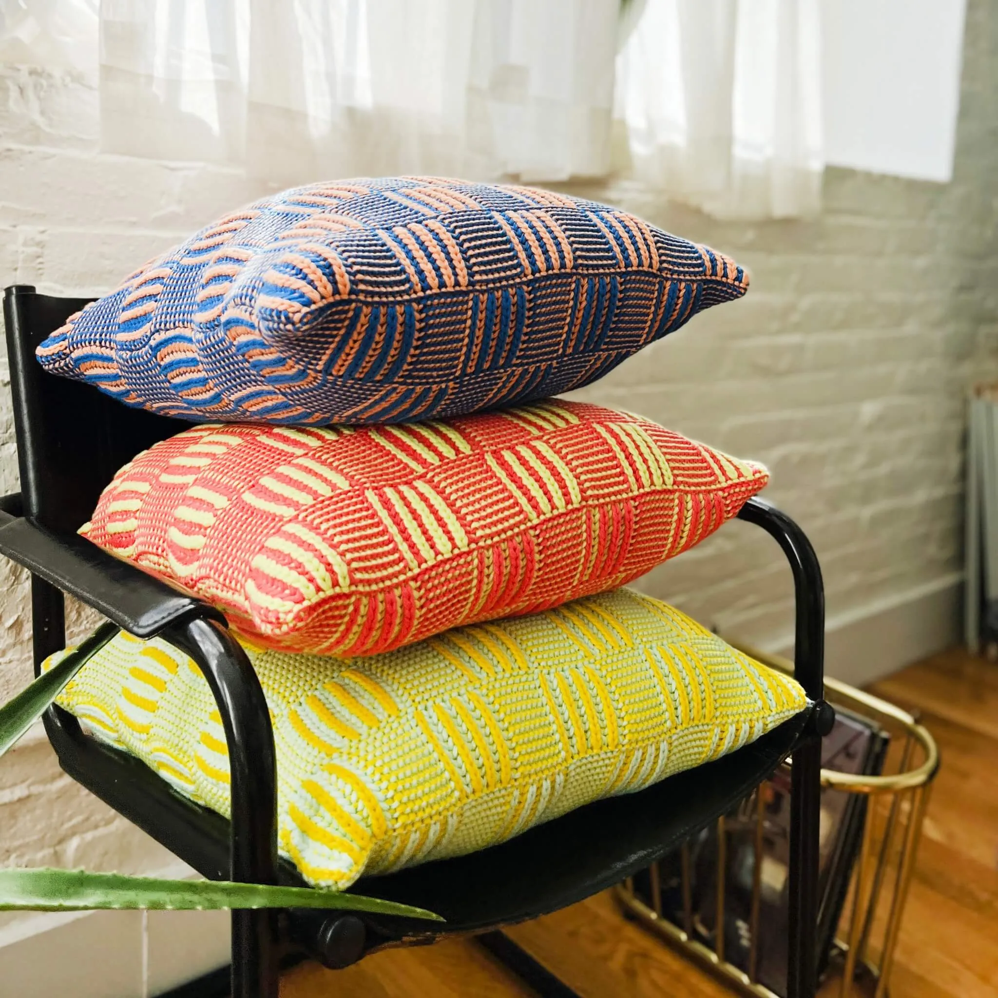 Chunky Checkerboard Pillow Cover