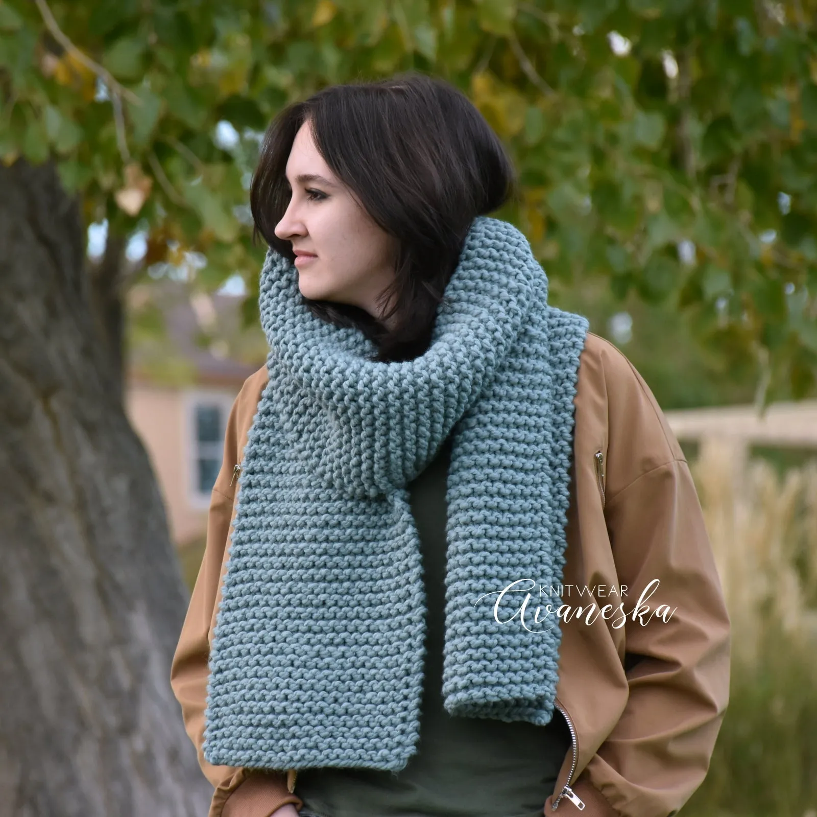 Chunky Long Scarf | THE CAMBRIDGE