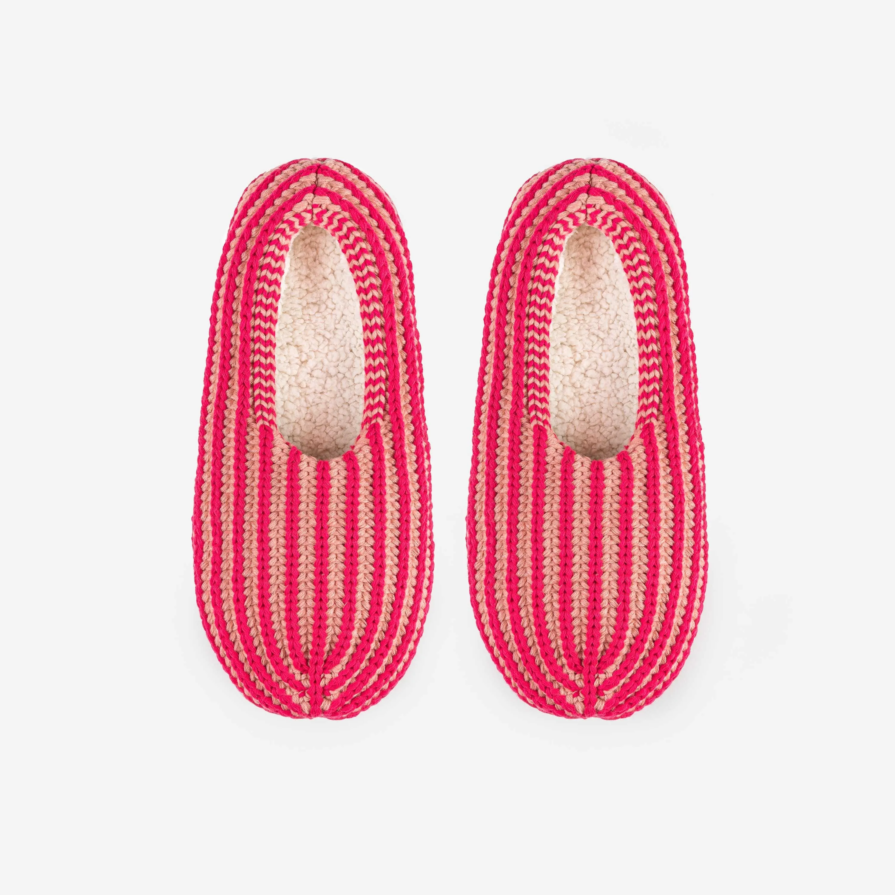 Chunky Rib Knit Slippers