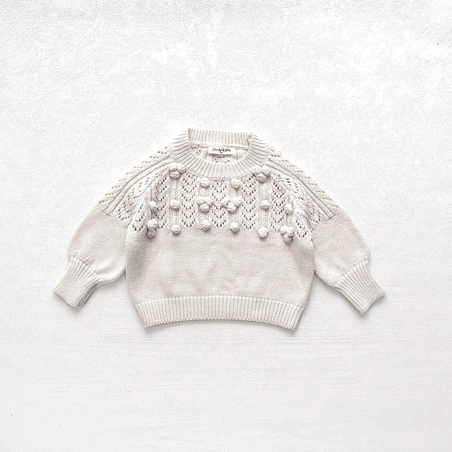 Chunky Textured Sweater - Milk