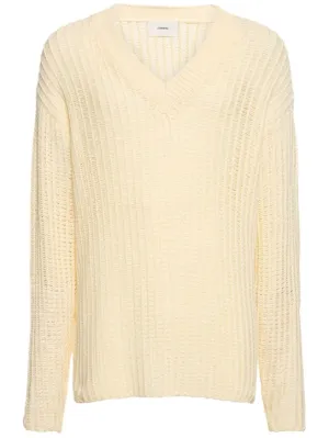 Commas   Relaxed fit V-neck knit sweater 