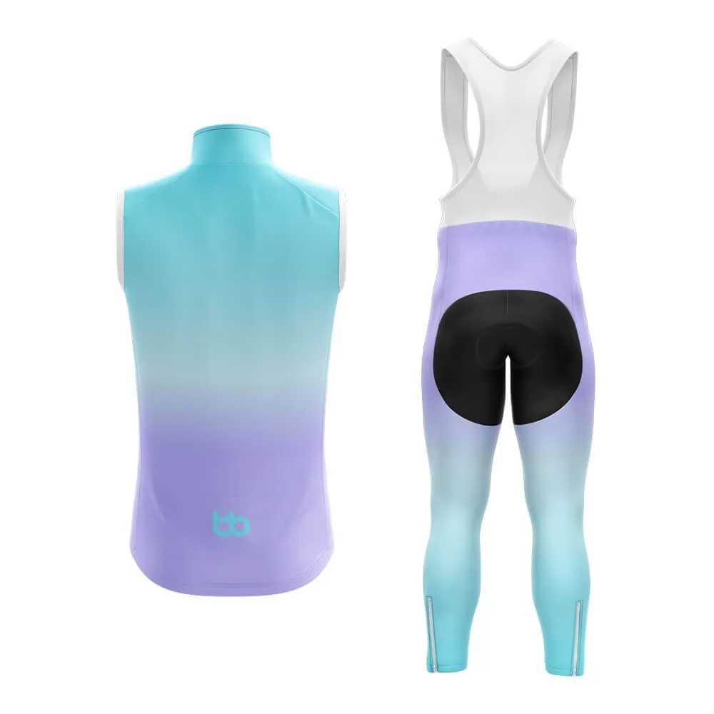 Cyan-Violet Gradient Club Cycling Kit