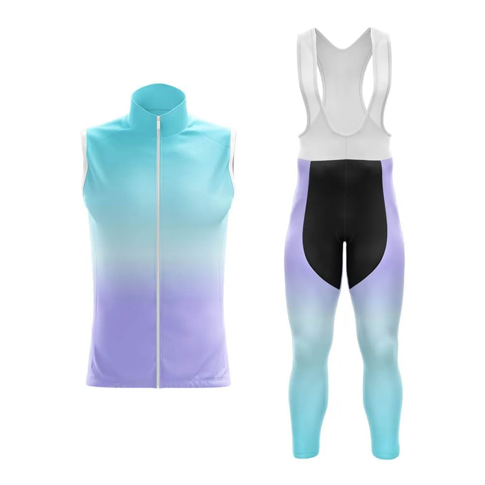 Cyan-Violet Gradient Club Cycling Kit