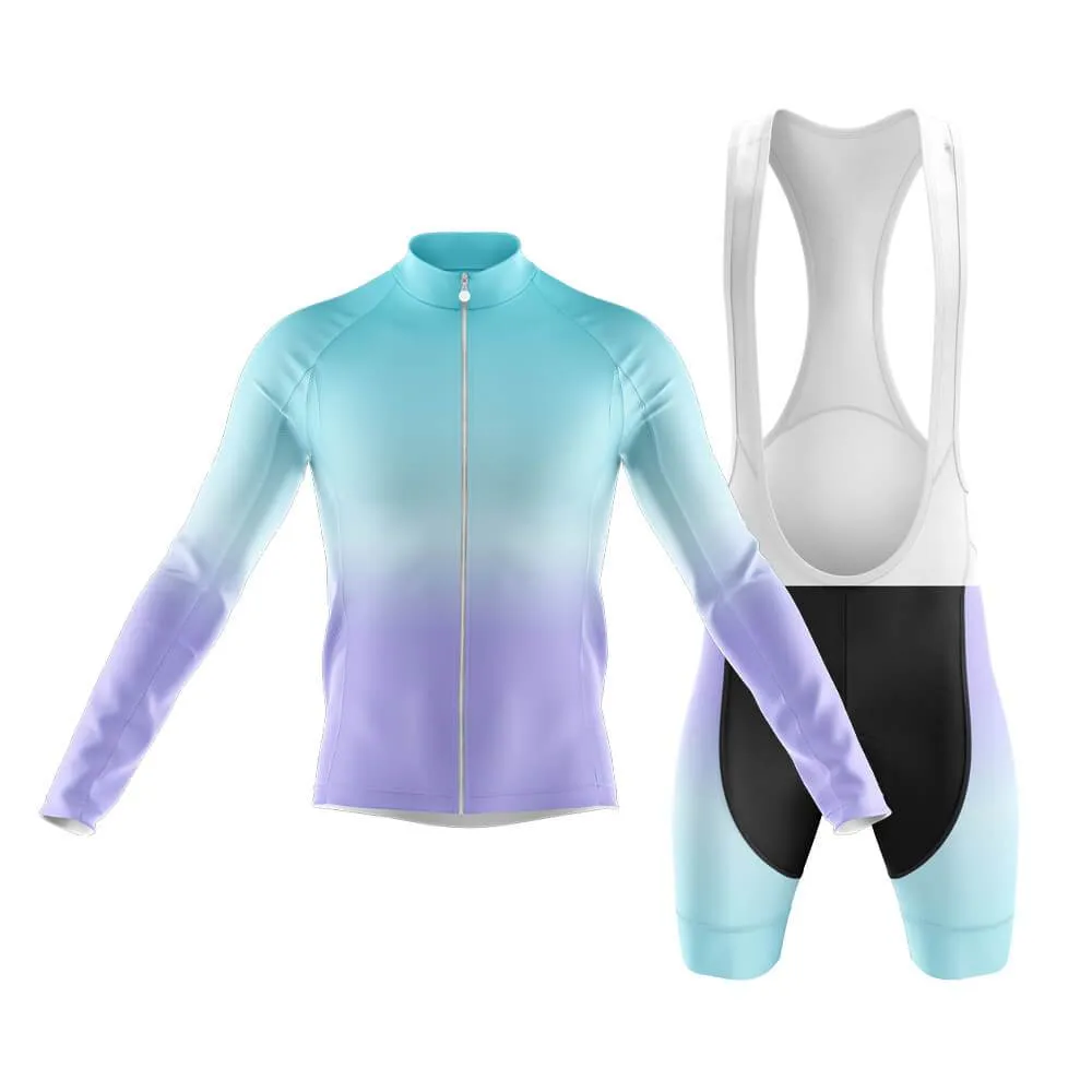 Cyan-Violet Gradient Club Cycling Kit