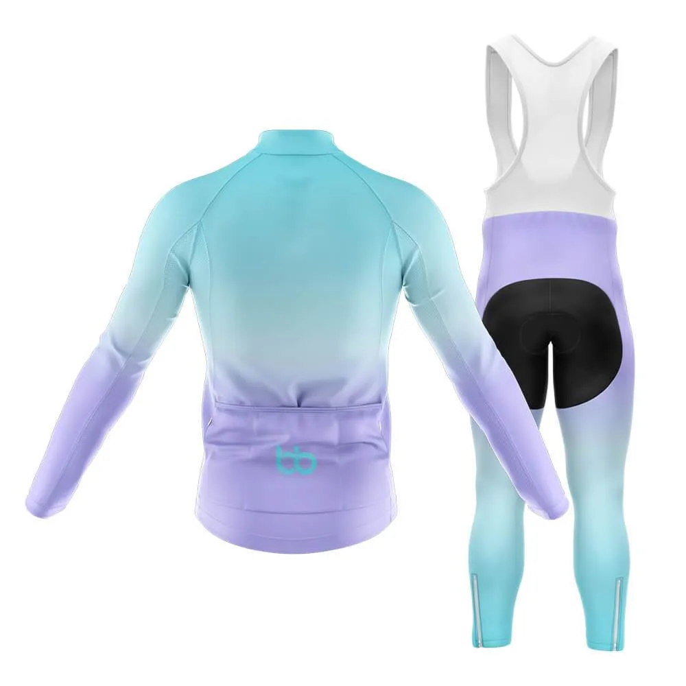 Cyan-Violet Gradient Club Cycling Kit