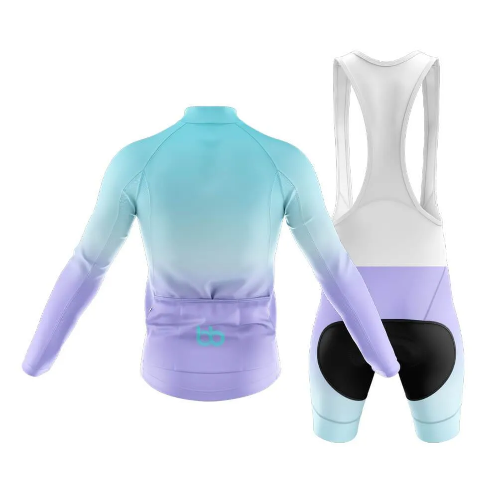 Cyan-Violet Gradient Club Cycling Kit