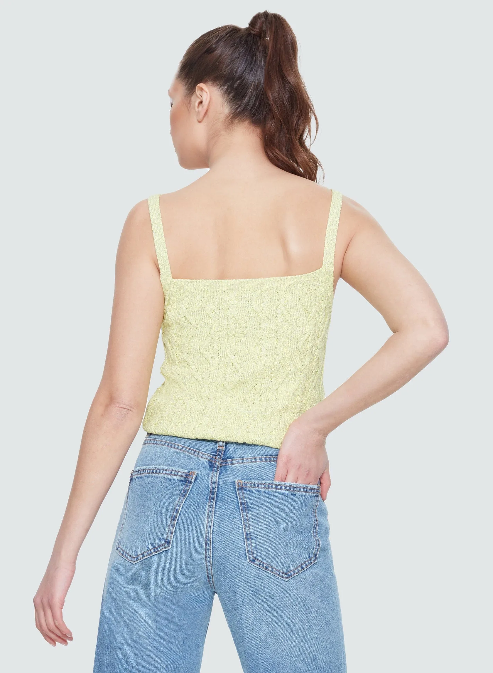 Dex Cable Knit Cami Top 2127015