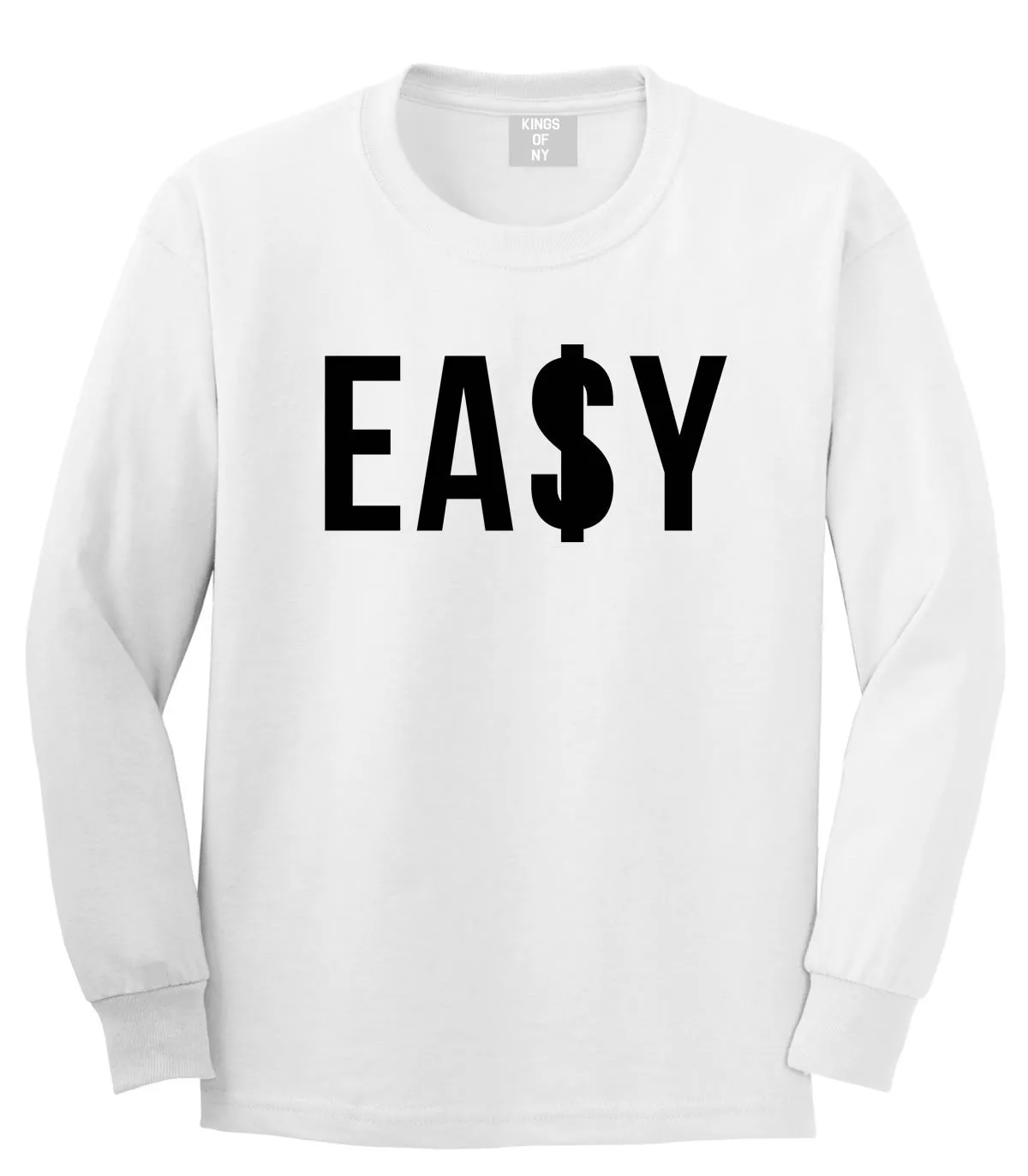 Easy Money Sign Long Sleeve Boys Kids T-Shirt