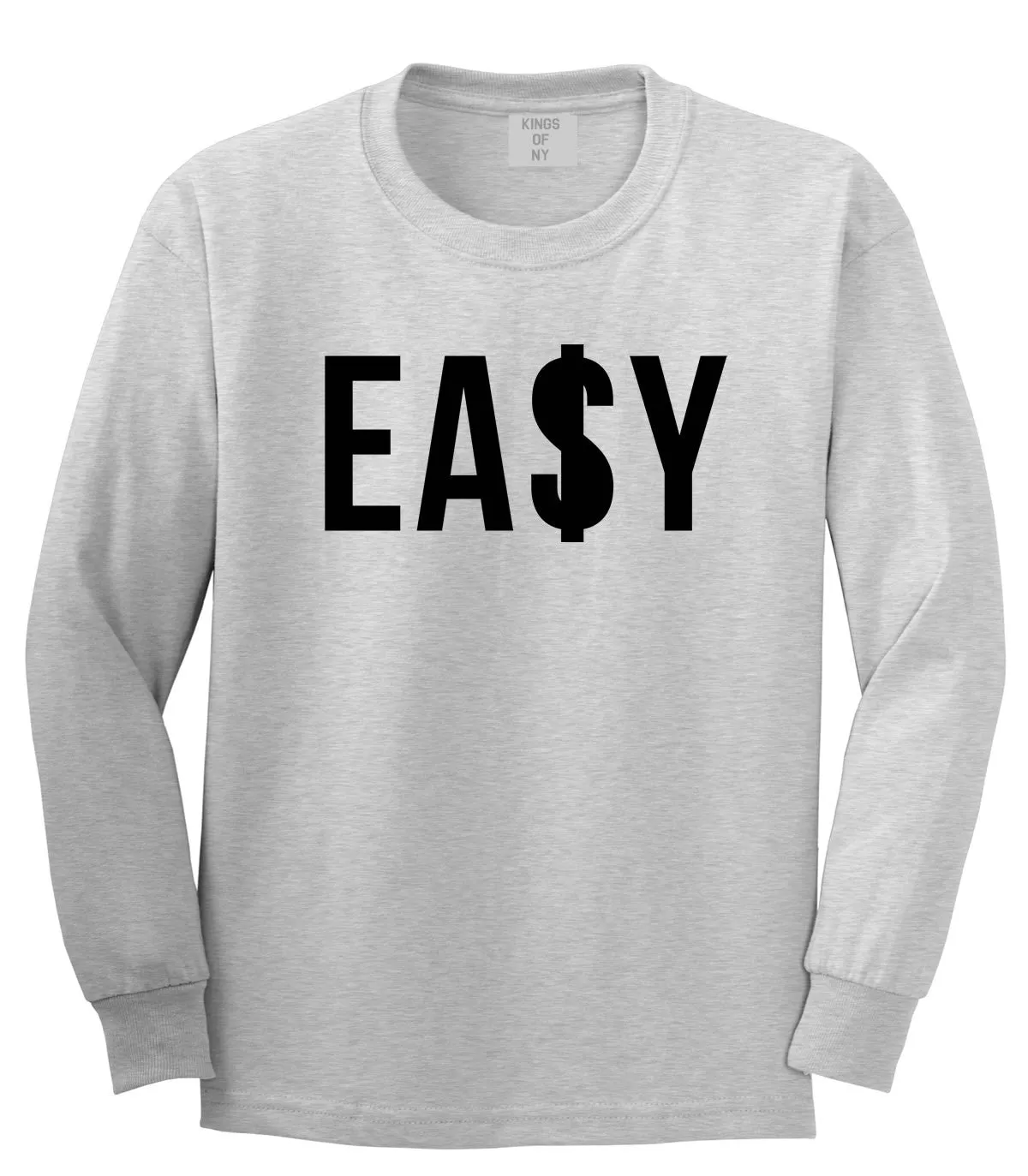 Easy Money Sign Long Sleeve Boys Kids T-Shirt