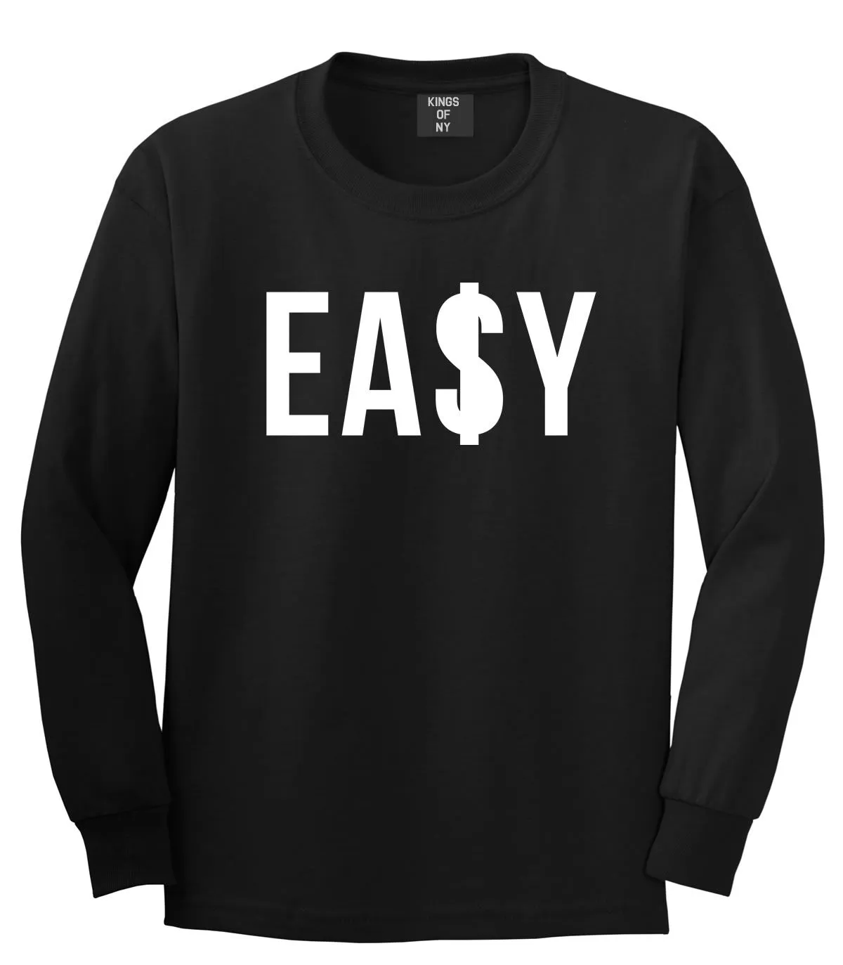 Easy Money Sign Long Sleeve Boys Kids T-Shirt