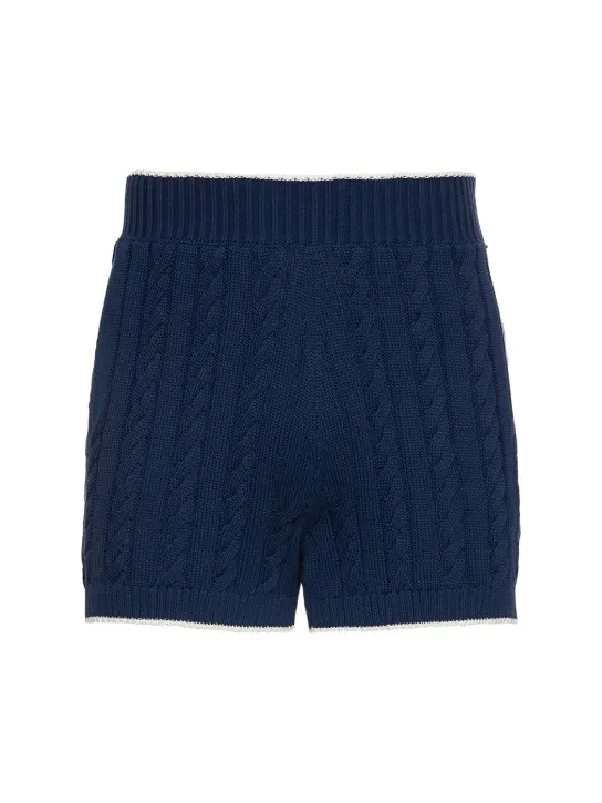 EGONlab   Cotton knit bunny shorts 