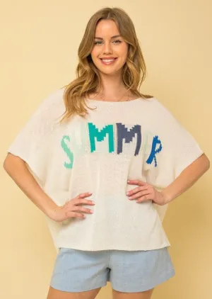 FINAL SALE - Summer Knit Top