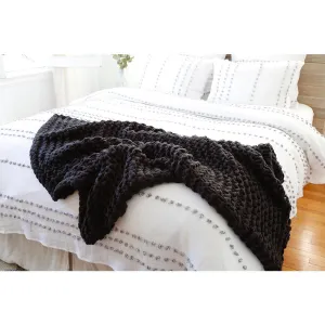 Finn Midnight Throw by Pom Pom at Home