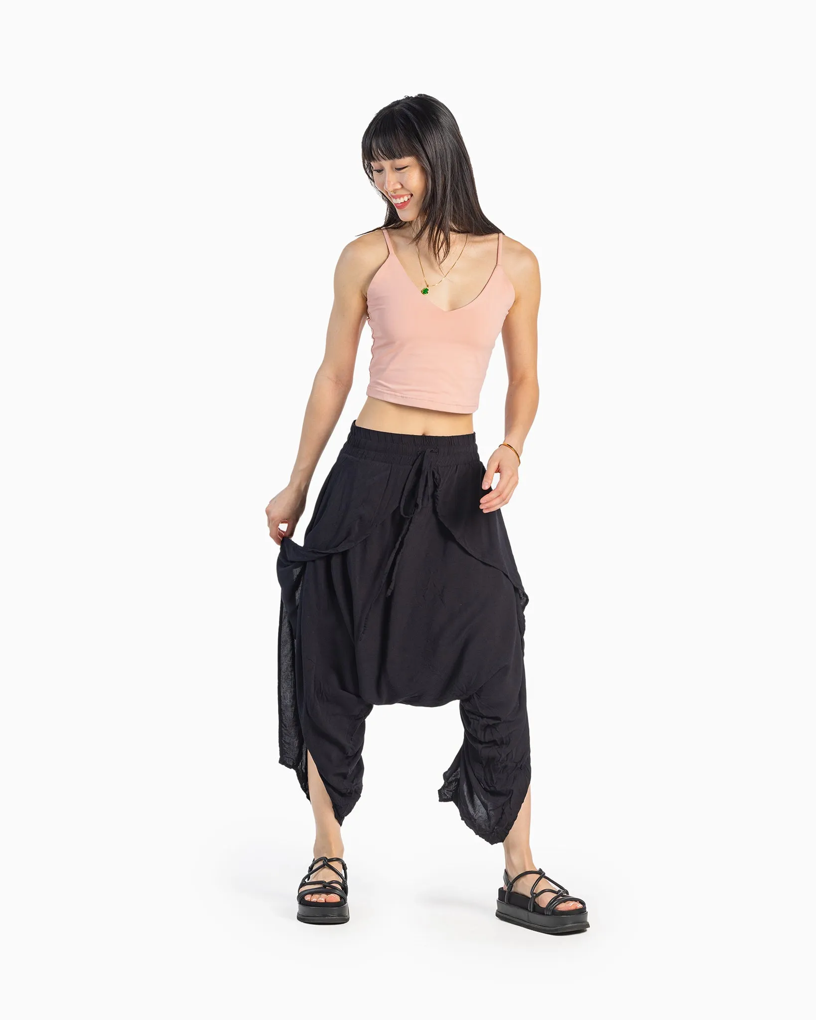 Flap Harem Pants