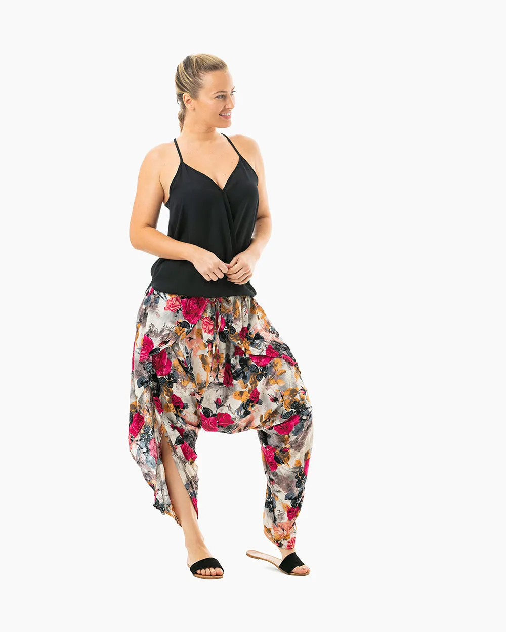 Flap Harem Pants