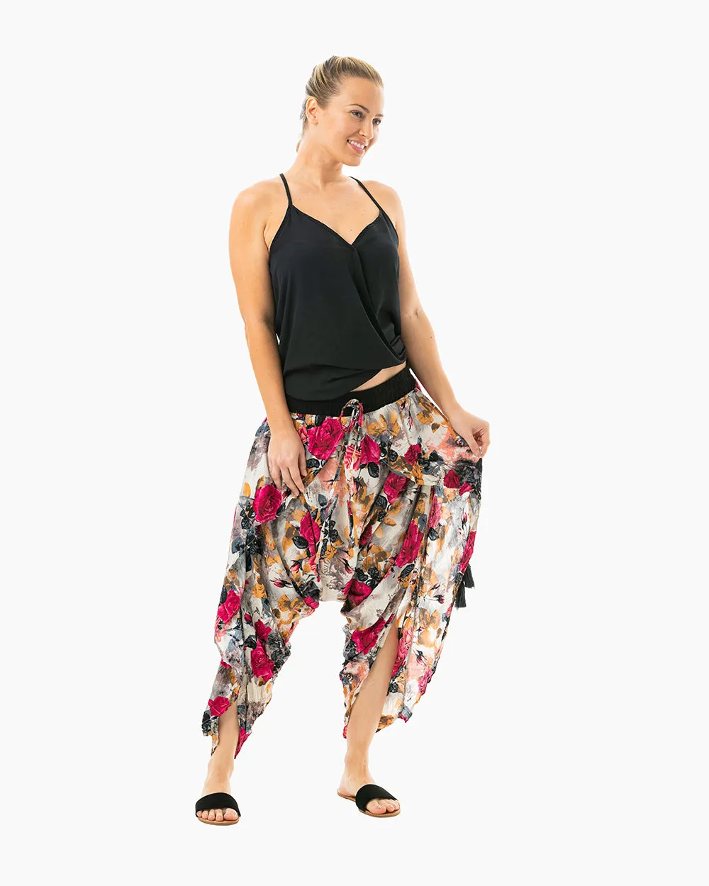 Flap Harem Pants