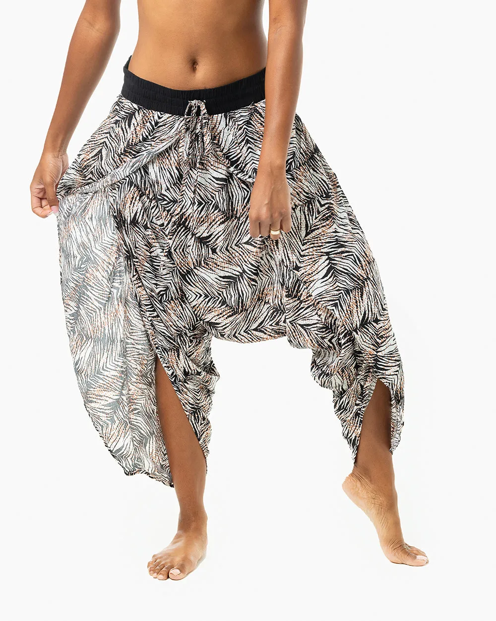 Flap Harem Pants