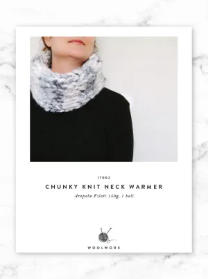 FREE knitting pattern download Chunky Knit Neck Warmer - Arapaho