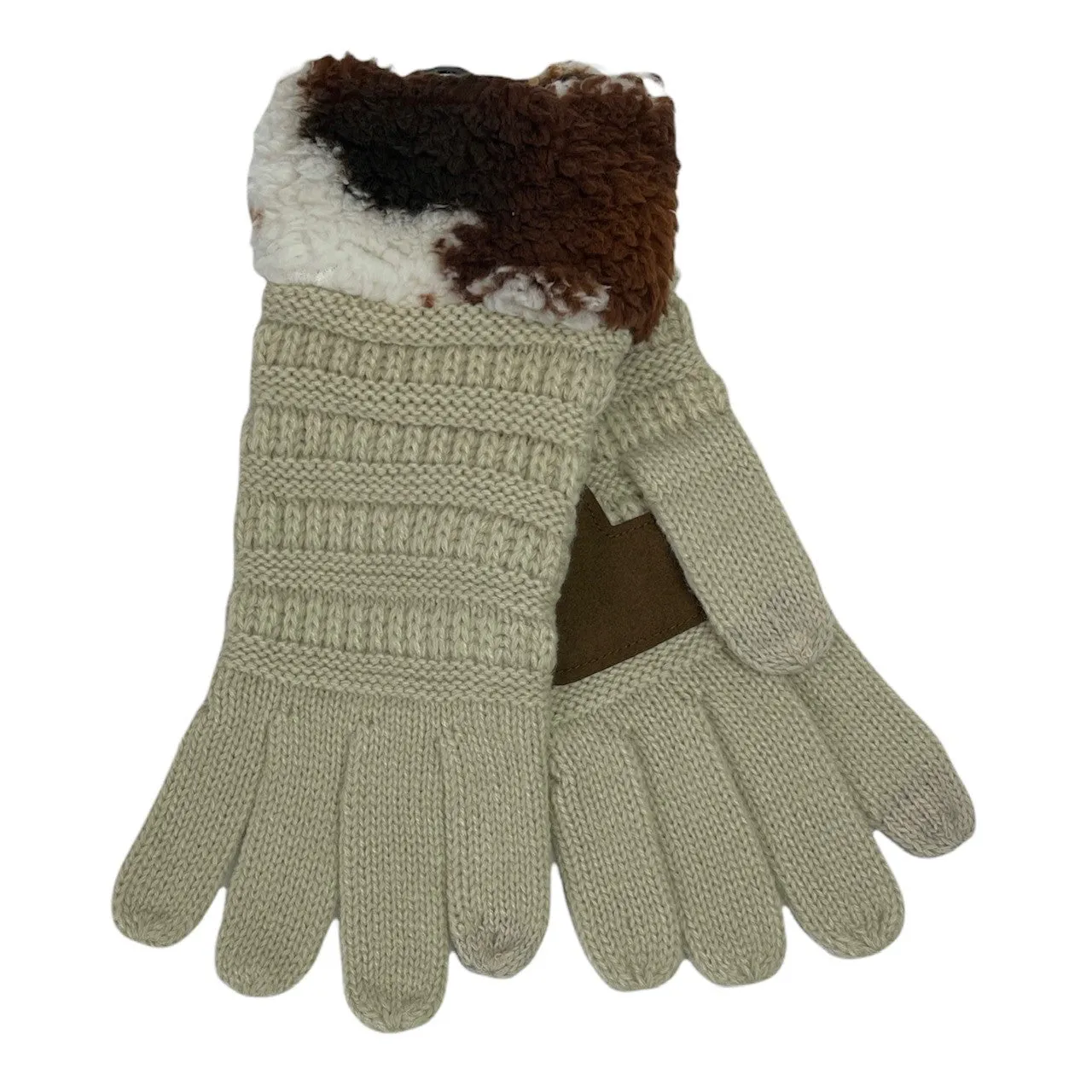 G-47 Cow Gloves Beige