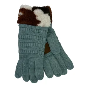 G-47 Cow Gloves Winter Mint