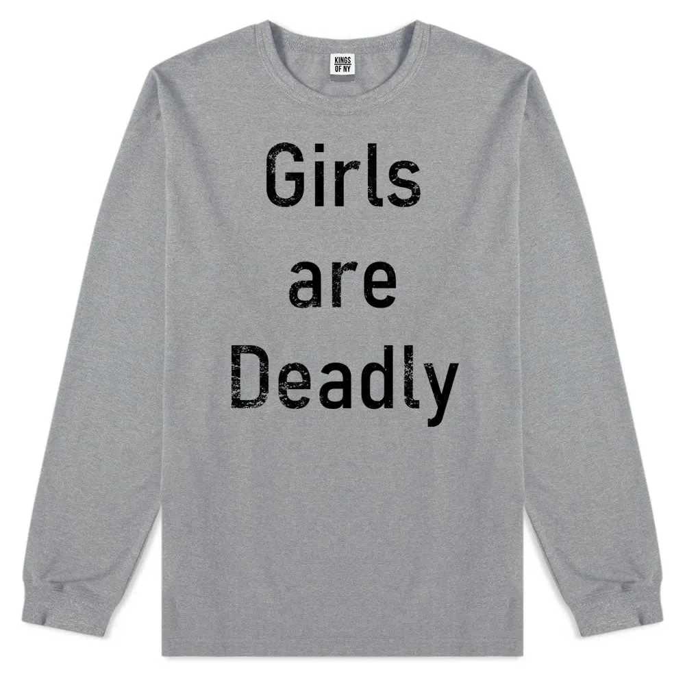 Girls Are Deadly Mens Long Sleeve T-Shirt